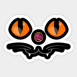 cat eyes Sticker